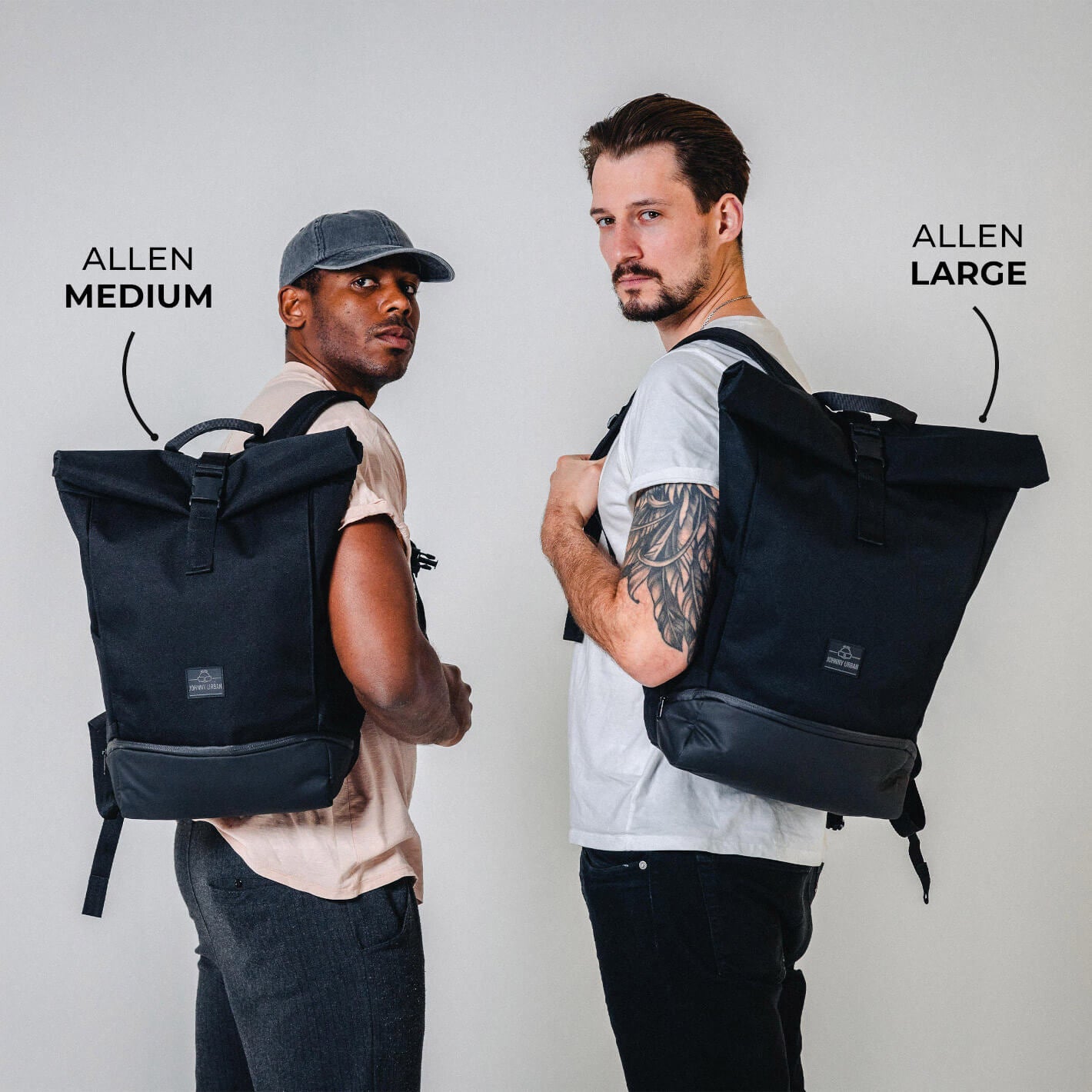 Rolltop Rucksack Allen Medium und Large