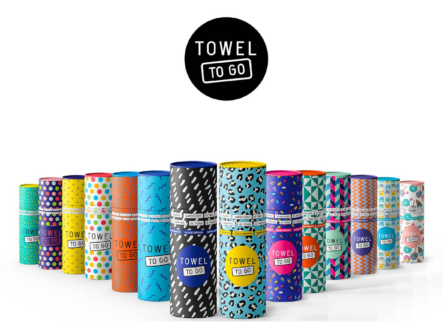 Towel To Go Hamamtücher in Geschenkboxen