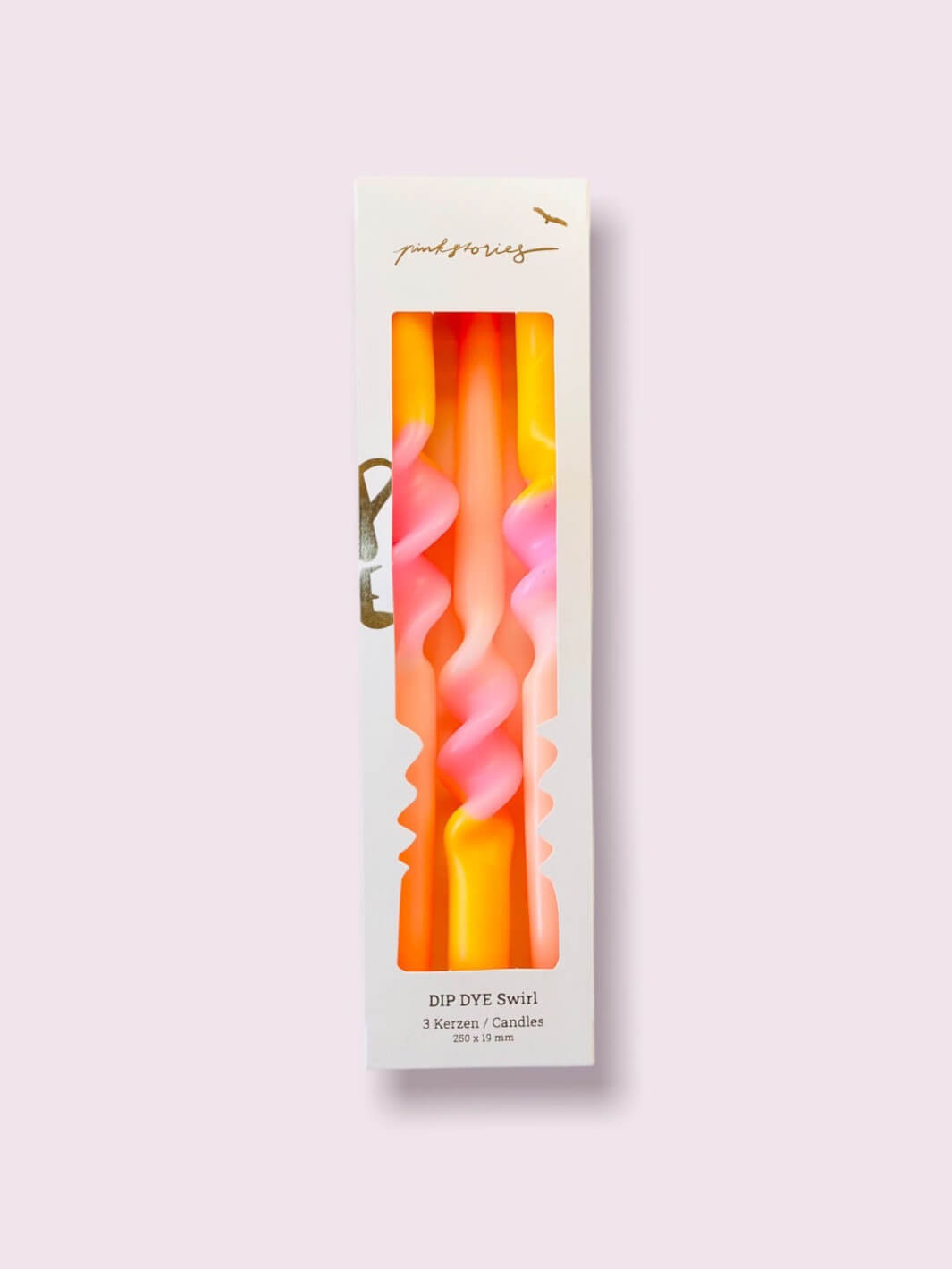 Pink Stories Swirl Candles