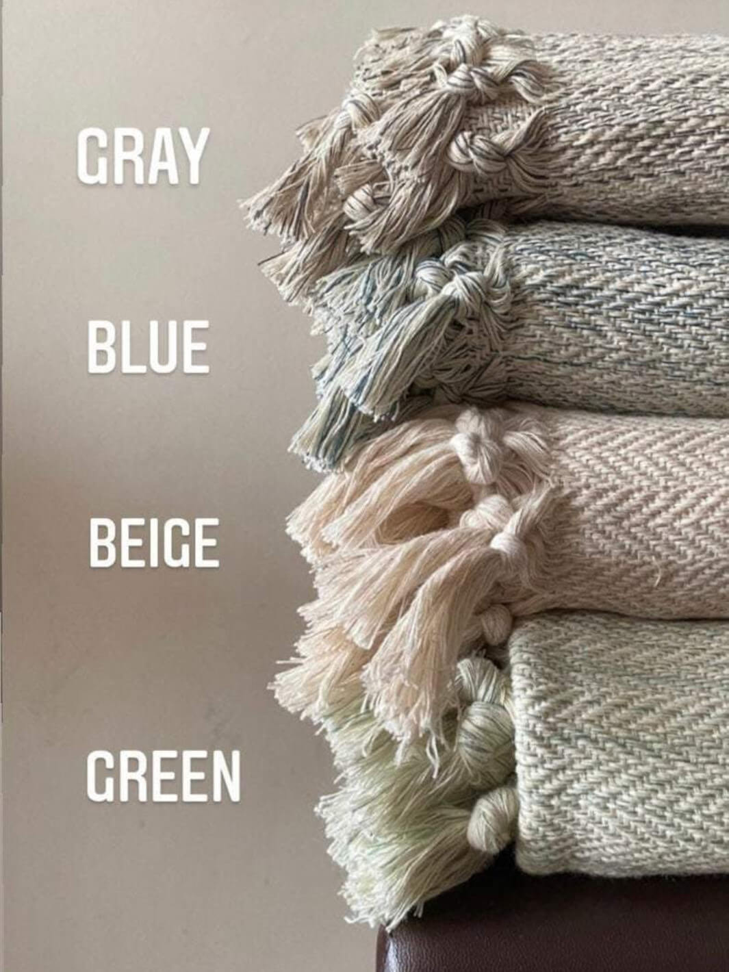 Nachhaltige Decke Sirince alle Farben