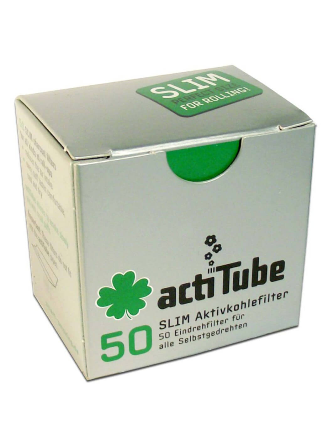 anti Tube Slim Aktivkohlefilter 50 Stück