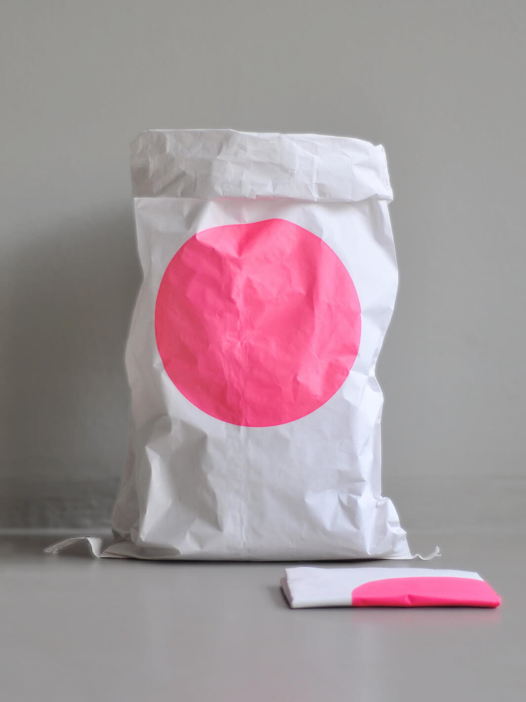 kolor Paper Bag Pink Dot