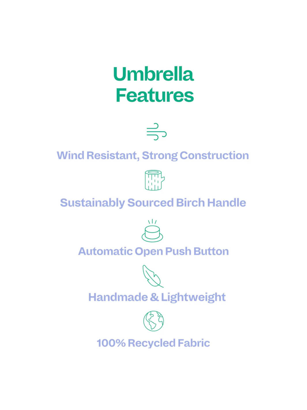 Compact Umbrella Features