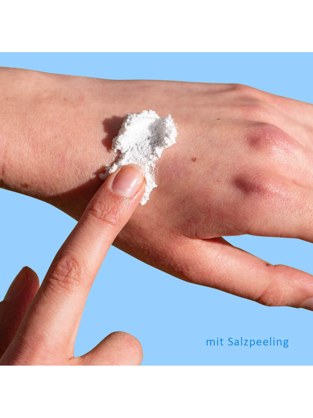 Dusch-Fluff mit Salzpeeling