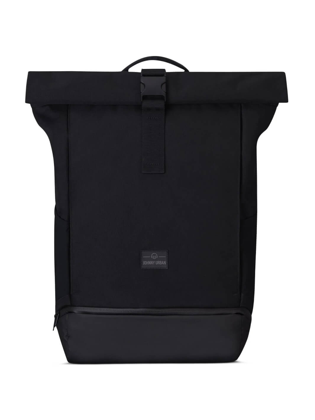 Nachhaltiger Rolltop Rucksack XL #farbe_schwarz