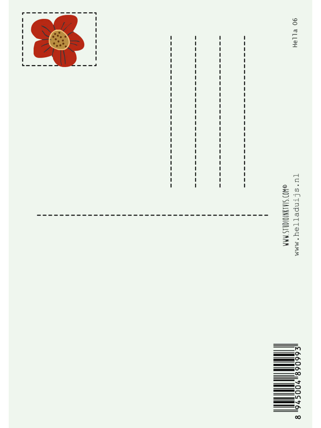 Postkarte im Dutch Design