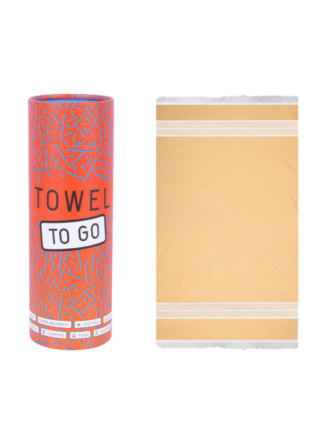 Towel To Go recyceltet Geschenkbox